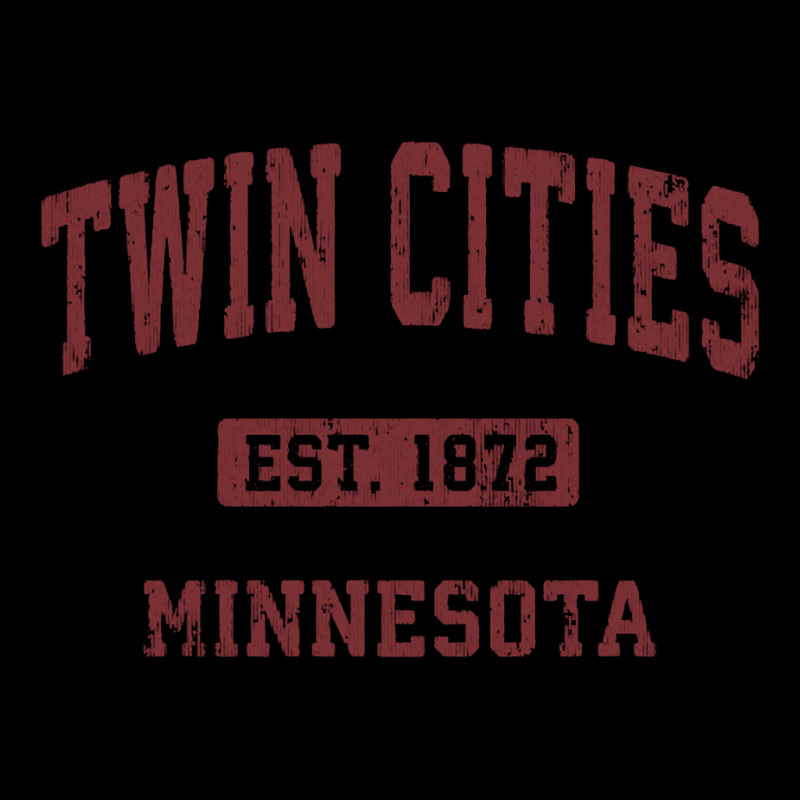 Twin Cities Minnesota Mn Vintage Athletic Sports Design Pullover Hoodi Zipper Hoodie | Artistshot