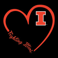 Illinois Fighting Illini Heart 34 - Apparel Adjustable Cap | Artistshot