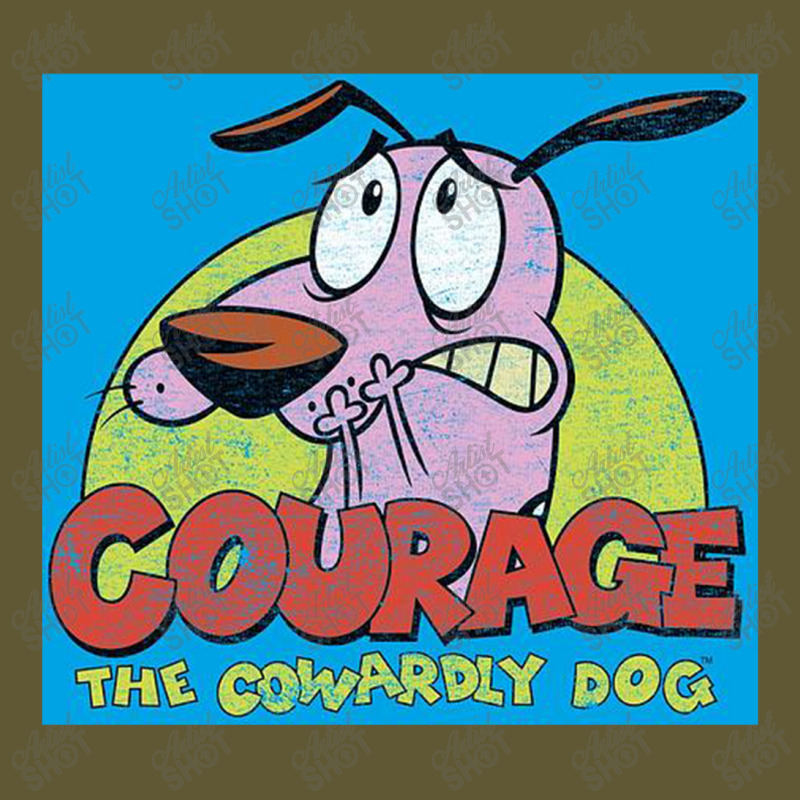 Courage The Cowardly Dog, Colorful Courage, Vintage Short | Artistshot