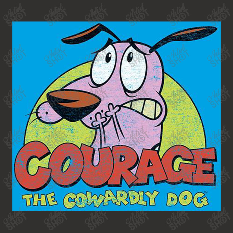 Courage The Cowardly Dog, Colorful Courage, Champion Hoodie | Artistshot