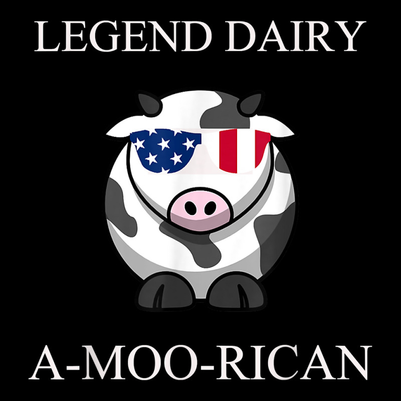 Legend Dairy A-moo-rican Cow Lover Funny Gift For Fans Men's Long Sleeve Pajama Set | Artistshot