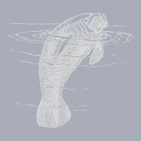 Manatee Illustration Sea Cow Marine Mammal Friendly Manatee For Fans Tank Dress | Artistshot