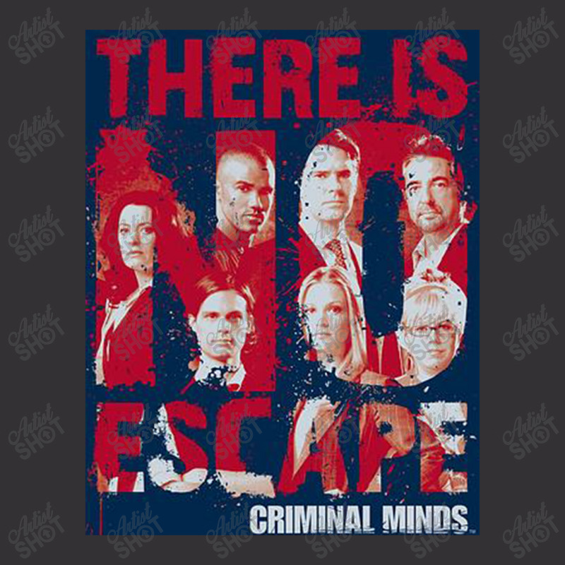 Criminal Minds, No Escape, Criminal Minds Fbi Police Procedural Crime Vintage Hoodie And Short Set | Artistshot