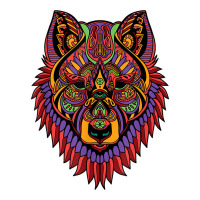 Wolf Psychedelic Trip Mandala Patterns Colorful Lsd Rave T Shirt Youth Hoodie | Artistshot