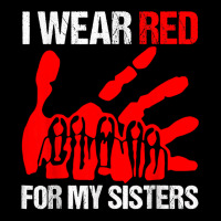 I Wear Red For My,sister Native American Stop Mmiw Red Hand Toddler Sweatshirt | Artistshot