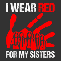 I Wear Red For My,sister Native American Stop Mmiw Red Hand Baby Bodysuit | Artistshot