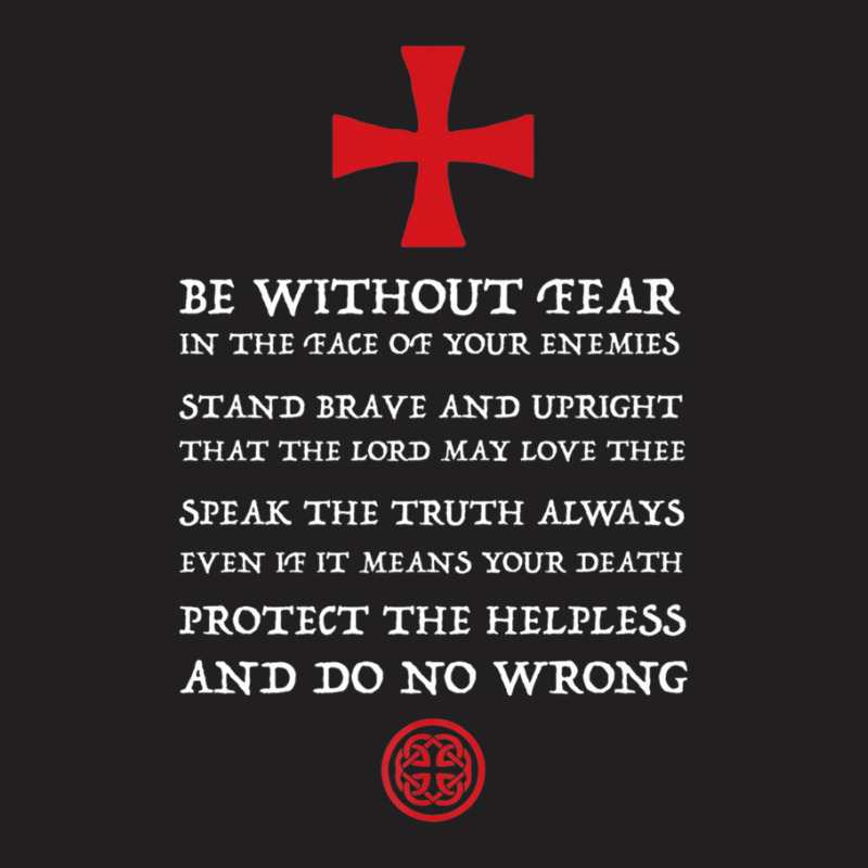 Mens Crusader Knight Knights Templar Code Holy Cross T-shirt | Artistshot