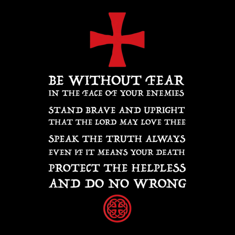 Mens Crusader Knight Knights Templar Code Holy Cross Pocket T-shirt | Artistshot