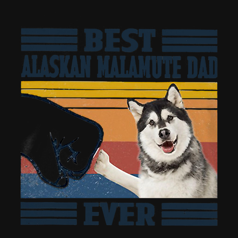 Best Alaskan Malamute Dad Ever Shirt Vintage Father Day T-shirt Skinny Tumbler | Artistshot