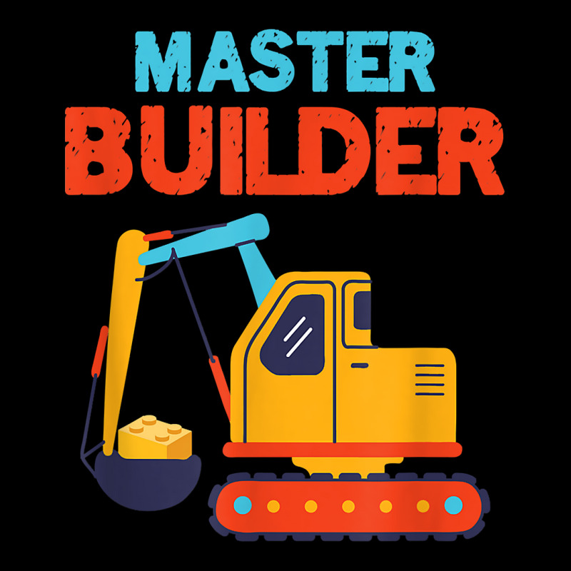 Master Builder Excavator Building Blocks Children Kids Toy For Fans Zipper Hoodie | Artistshot