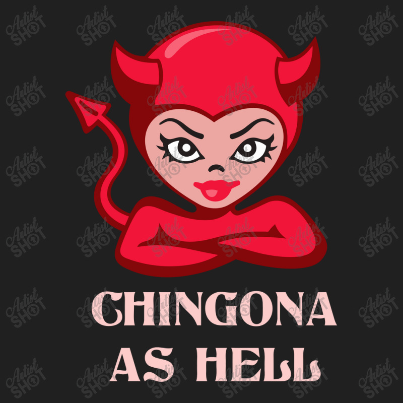 Chingona As Hell   Latina Ladies Polo Shirt by senyumterus | Artistshot