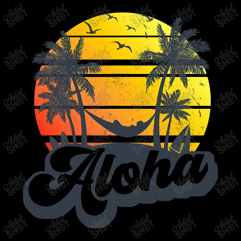 Aloha Hawaii Hawaiian Island Palm Trees Beach Vacation V-Neck Tee by CUSER3772 | Artistshot