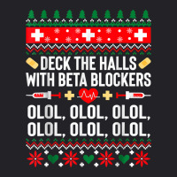 Deck The Halls With Beta Blockers Nurse Christmas Ugly Xmas Youth Tee | Artistshot