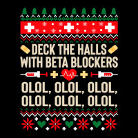 Deck The Halls With Beta Blockers Nurse Ugly Christmas Youth Jogger | Artistshot