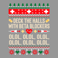 Deck The Halls With Beta Blockers Nurse Ugly Christmas Women's V-neck T-shirt | Artistshot