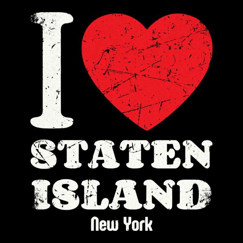 I,love,staten,island,new-york-city,usa,distressed,grunge,pullover,hood Fleece Short by cm-arts | Artistshot