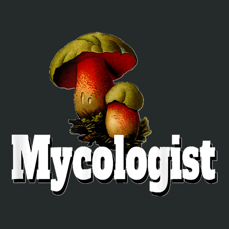 Mycologist Mushroom Graphic Women's Triblend Scoop T-shirt by saterseim | Artistshot