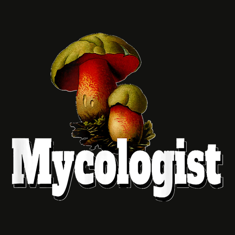 Mycologist Mushroom Graphic Scorecard Crop Tee by saterseim | Artistshot