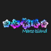 Womens Marco Island, Fl Tropical Flower T Shirt Vacation Beach V Neck Classic T-shirt | Artistshot