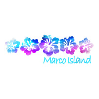 Womens Marco Island, Fl Tropical Flower T Shirt Vacation Beach V Neck Youth Sweatshirt | Artistshot