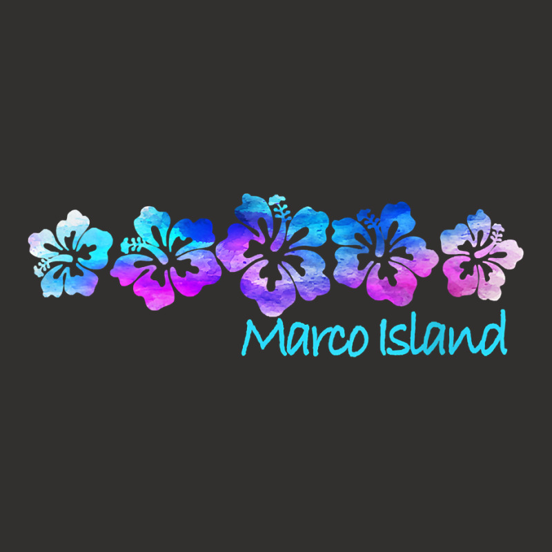 Womens Marco Island, Fl Tropical Flower T Shirt Vacation Beach V Neck Champion Hoodie by pytudaetysy | Artistshot