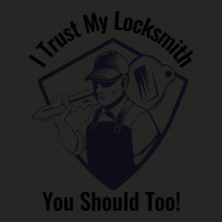 I Trust My Locksmith Ladies Fitted T-shirt | Artistshot