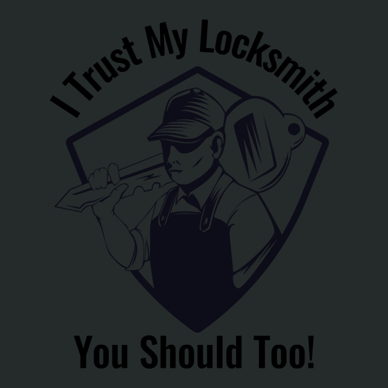 I Trust My Locksmith Women's Triblend Scoop T-shirt by poppyallen | Artistshot