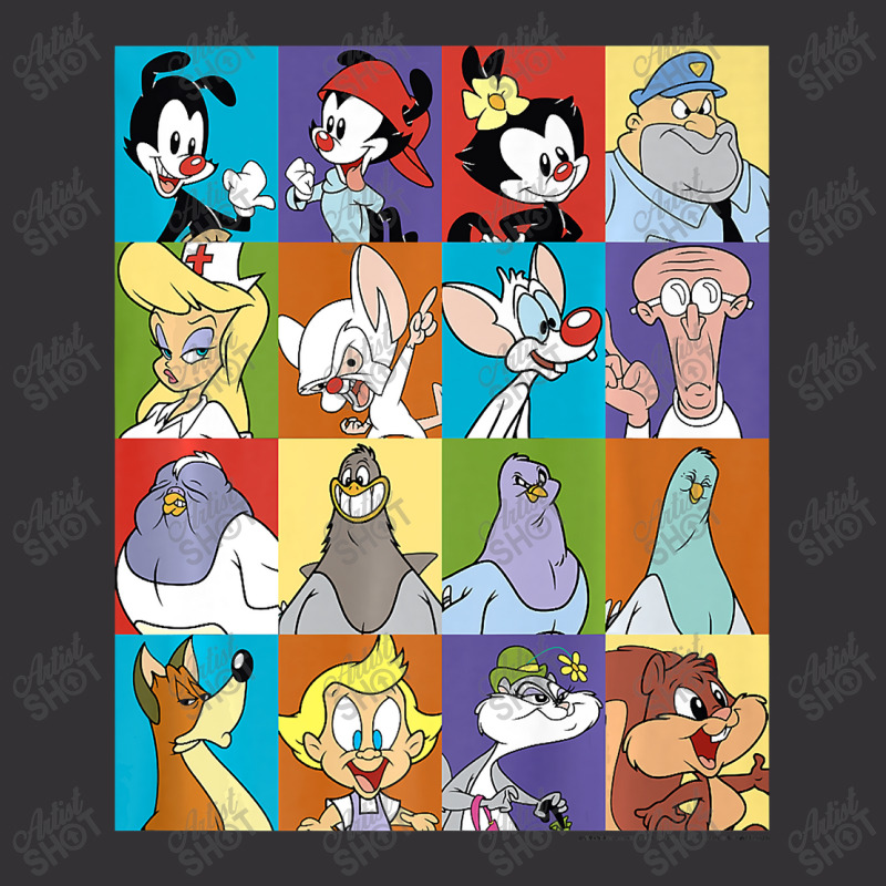 Animaniacs Character Box Up Premium Vintage Short | Artistshot