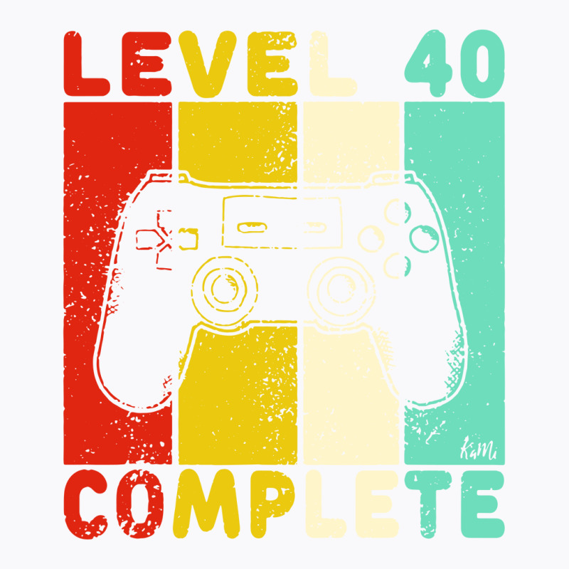 Neu 40. Geburtstag Männer Gamer Level 40 T-Shirt by cm-arts | Artistshot