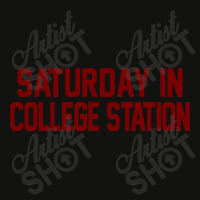 Saturday In College Station Football  For Game Day Scorecard Crop Tee | Artistshot