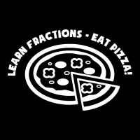 Learn Fractions Eat Pizza! Women's V-neck T-shirt | Artistshot