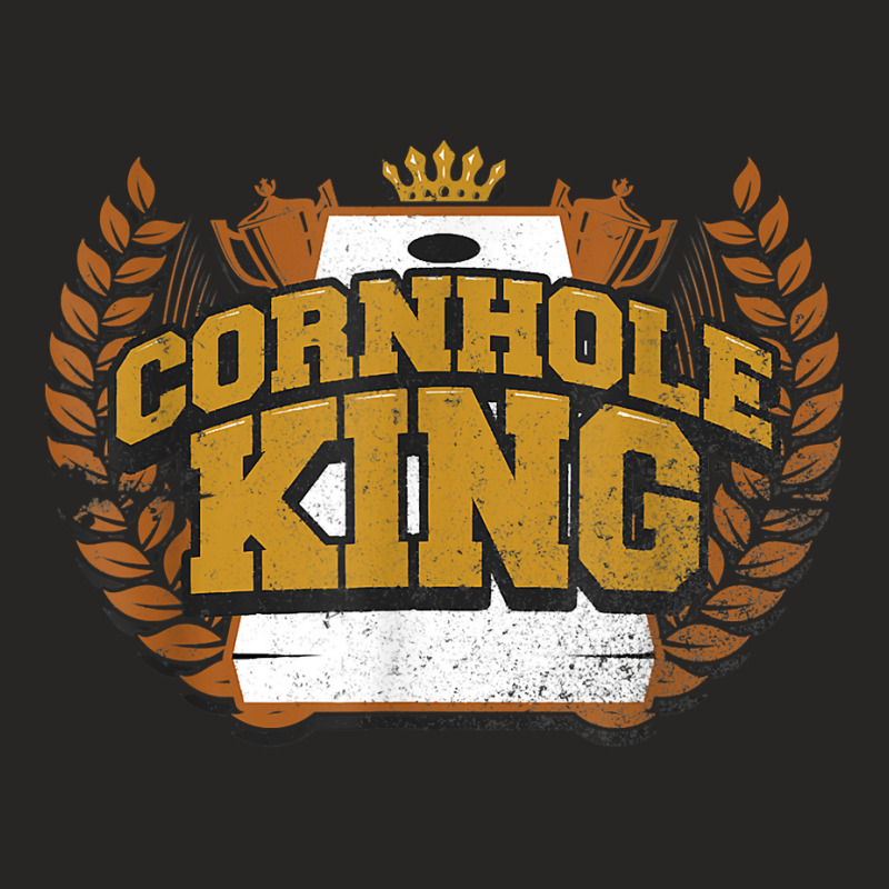 Cornhole King Funny Cornhole Tournament T Shirt Ladies Fitted T-Shirt by kubleryeonkenx | Artistshot