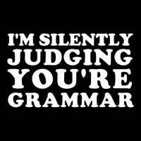 I'm Silently Judging You're Grammar Cropped Hoodie | Artistshot