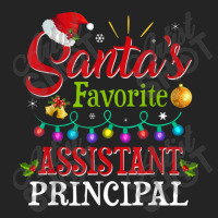 Santa's Favorite Assistant Principal Christmas Light 3/4 Sleeve Shirt | Artistshot