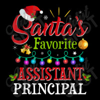 Santa's Favorite Assistant Principal Christmas Light Long Sleeve Shirts | Artistshot