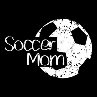 Distressed Soccer Mom Soccer Ball Adjustable Cap | Artistshot