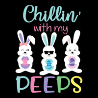 Chillin With My Peeps Tshirt Easter Bunny Candy Gift Long Sleeve Baby Bodysuit | Artistshot