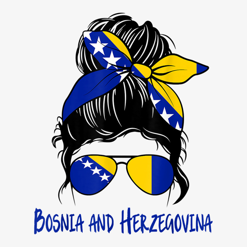 Bosnian Girl Bosniaks Girl Bosnia And Herzegovina Woman Flag T Shirt Ladies Fitted T-Shirt by pypybedypa | Artistshot