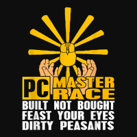 Built Not Bought Glorious Pc Gaming Master Race Pc Gaming T Shirt Crop Top | Artistshot