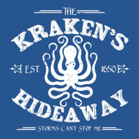 The Kraken's Hideaway, Distressed   Kraken Ladies Fitted T-shirt | Artistshot