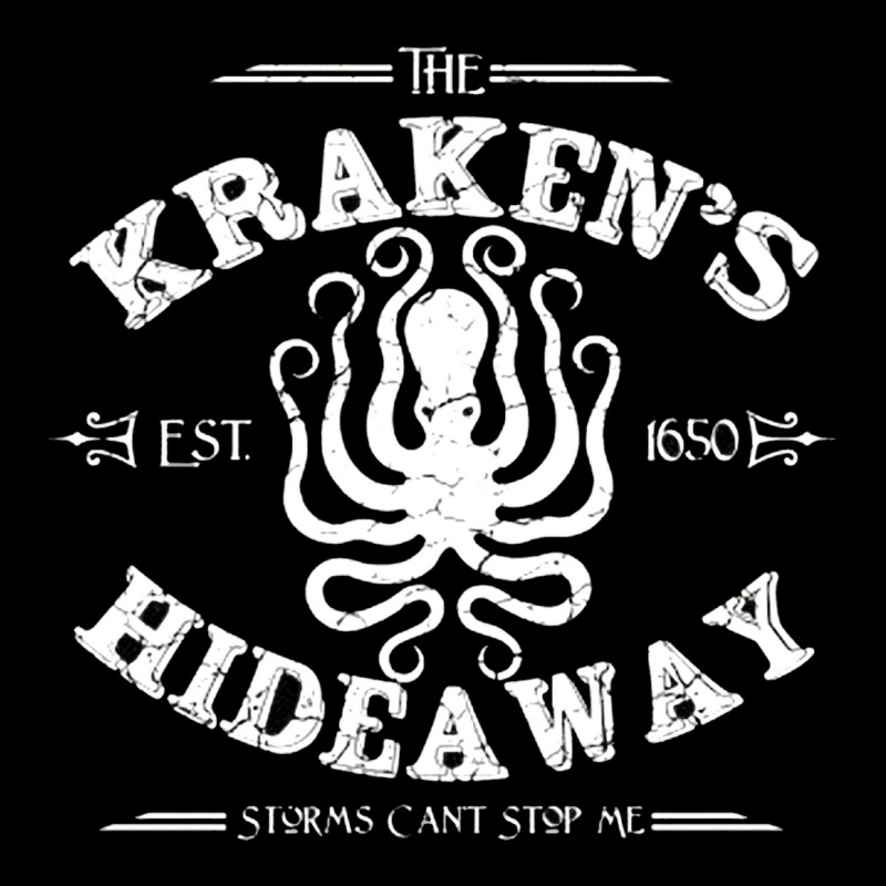 The Kraken's Hideaway, Distressed   Kraken Cropped Sweater by cm-arts | Artistshot