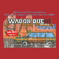 The Wagon Quee Family Truckster Distressed   Vacation Ladies Fitted T-shirt | Artistshot