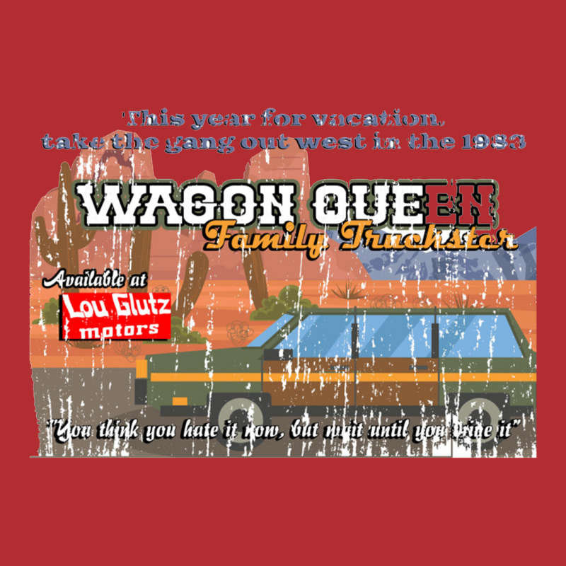 The Wagon Quee Family Truckster Distressed   Vacation Ladies Fitted T-Shirt by cm-arts | Artistshot