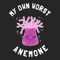 My Own Worst Anemone Ladies Fitted T-shirt | Artistshot