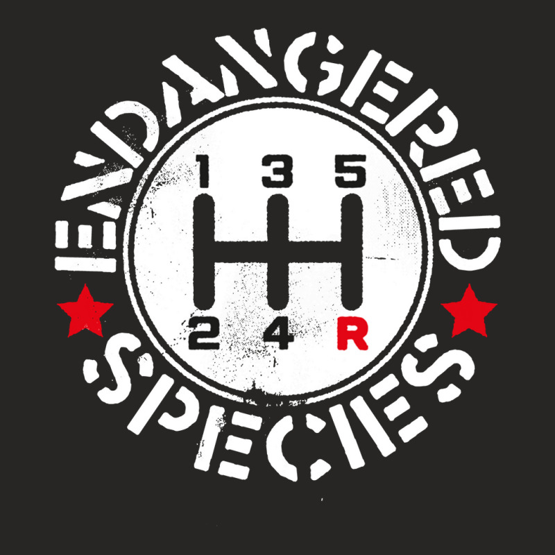 Manual Transmission Endangered Species Ladies Fitted T-Shirt by PamelaAnnHarris | Artistshot