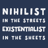 Nihilist In The Streets, Existentialist In The Sheets Men Denim Jacket | Artistshot