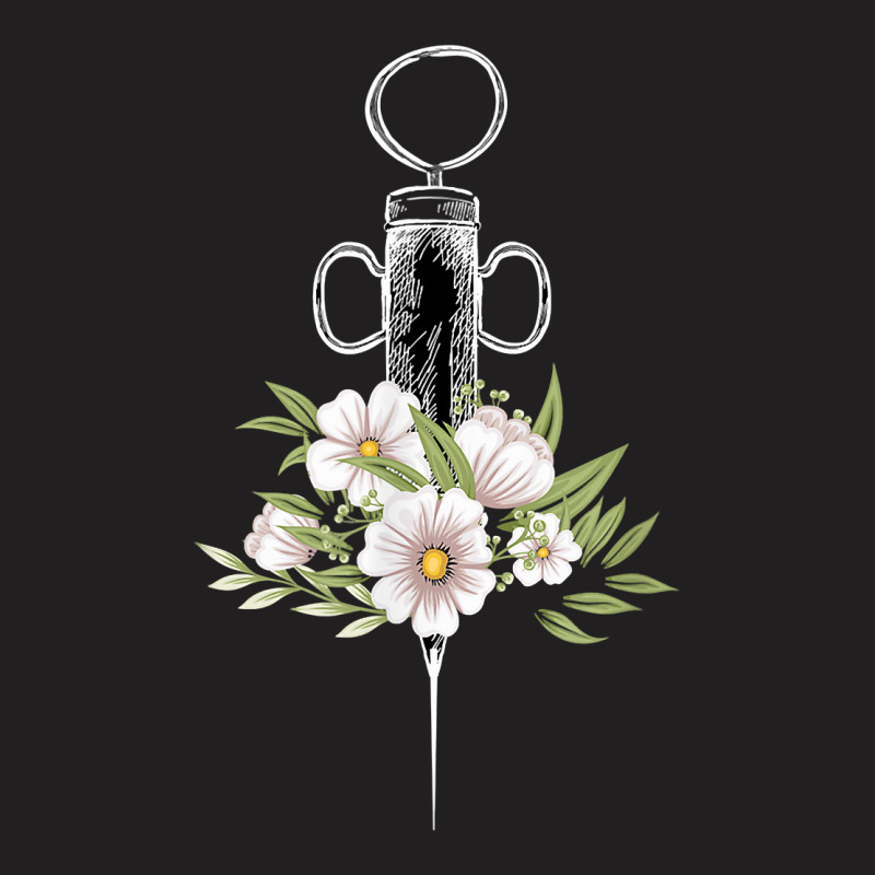 Phlebotomist Life Injection Phlebotomy Flowers Syringe For Fans T-shirt | Artistshot