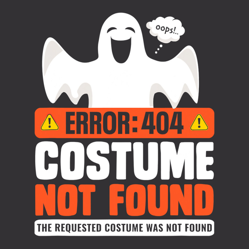 Error 404 Costume Not Found  Womens Men Halloween Ghost Vintage Hoodie | Artistshot