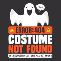 Error 404 Costume Not Found  Womens Men Halloween Ghost Vintage Hoodie And Short Set | Artistshot