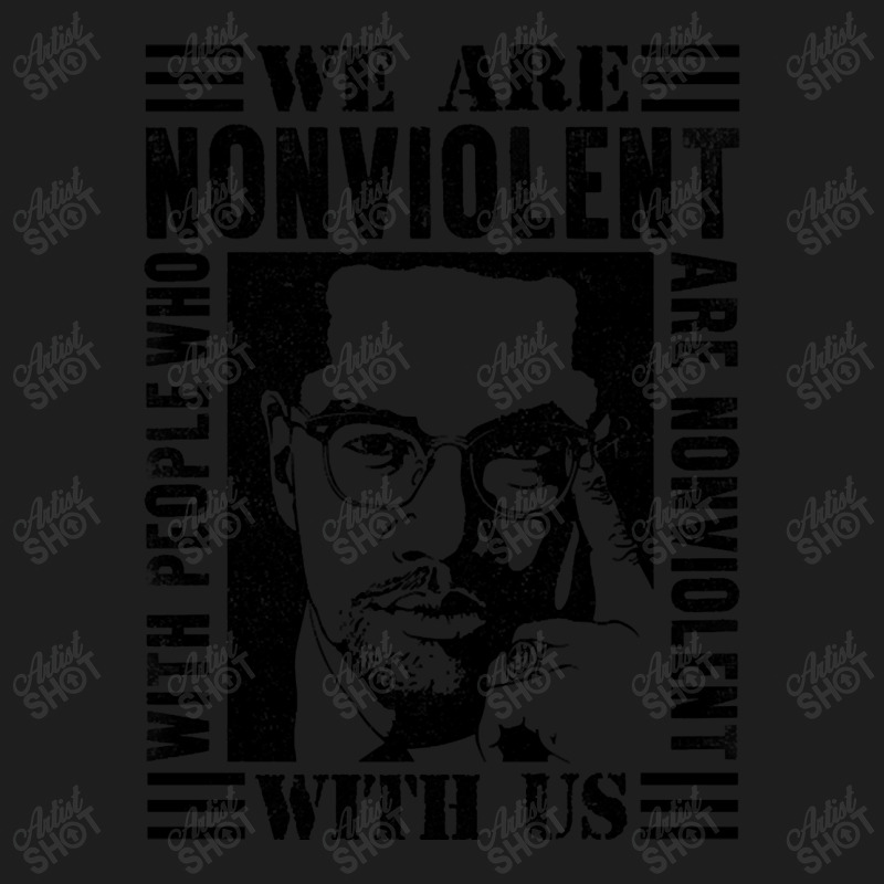 Blm Built By Black Malcom X T-shirt Classic T-shirt by webberkyla | Artistshot